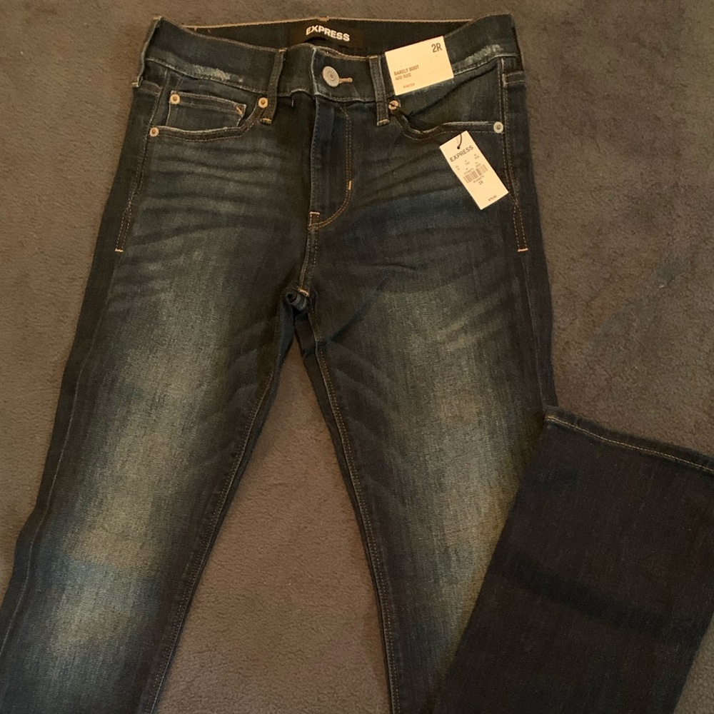 NWT Express Barely Boot Jeans